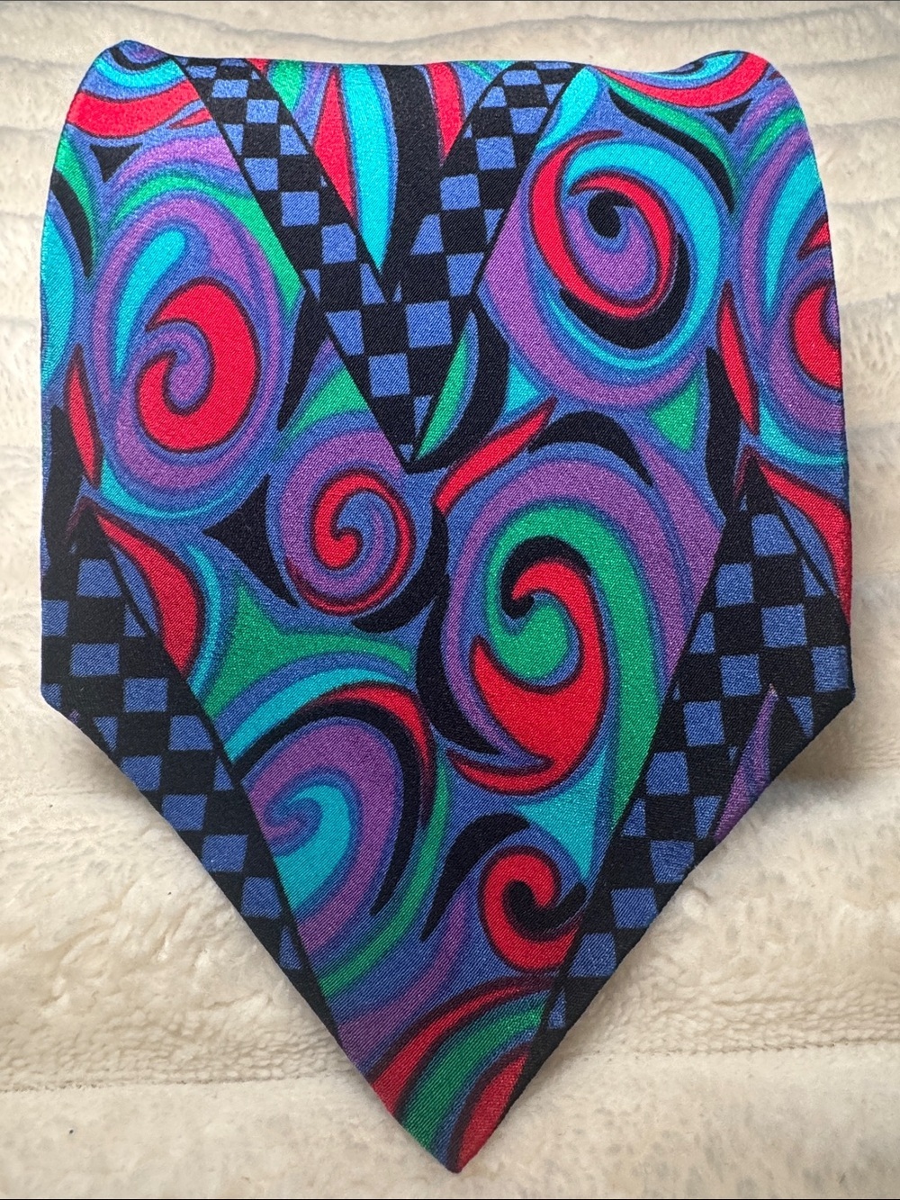 MISSONI Colorful Silk Tie (formal, preppy, business)